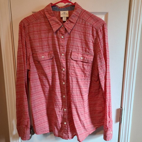 St. John's Bay Tops - St. John's Bat Button Down Shirt